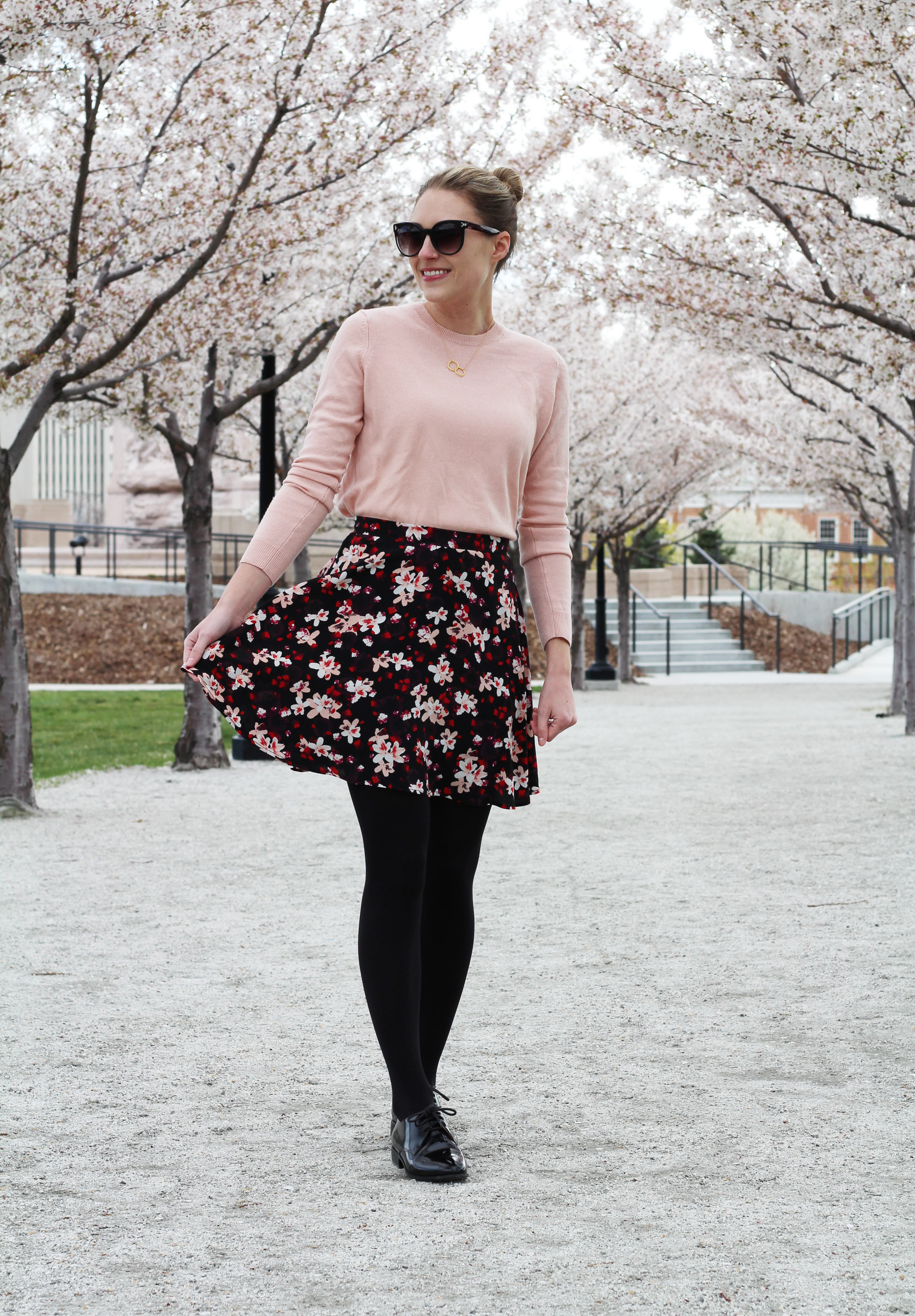 Flower skirt look online